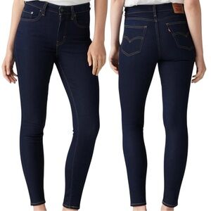 Levi’s 721 High-Rise Skinny Stellar Stretch Dark Wash W32 L30